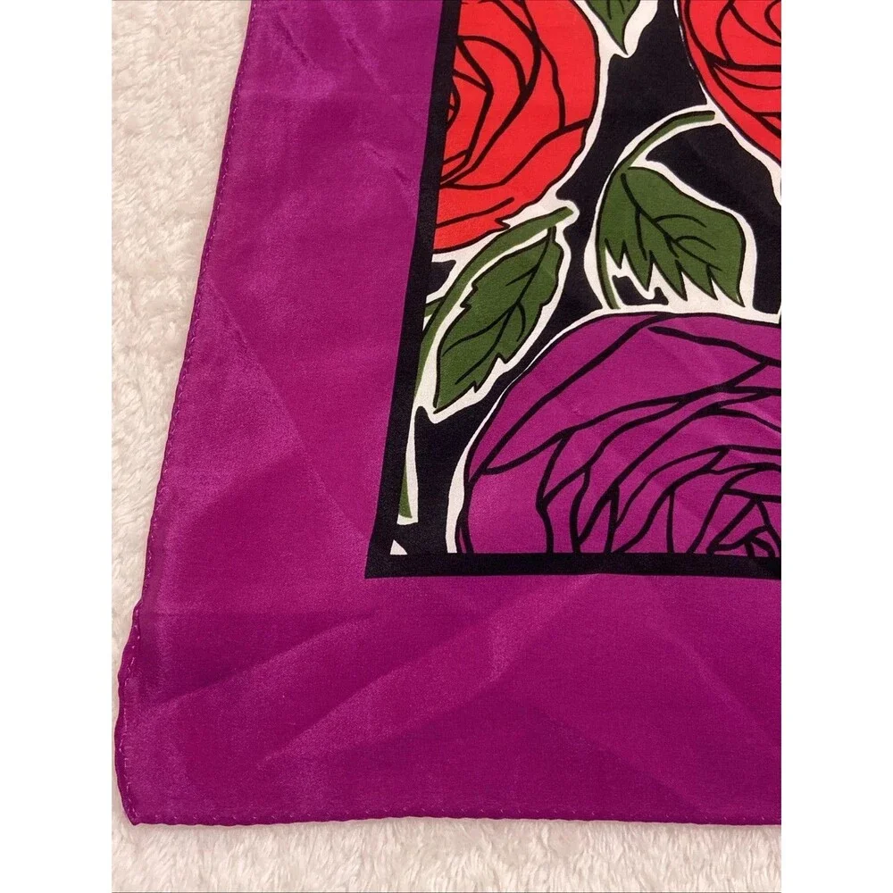 Vintage Christian Dior Square Silk Scarf 34